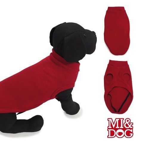 MI&DOG Jersey Liso rojo para perros, , large Imagen numero 2