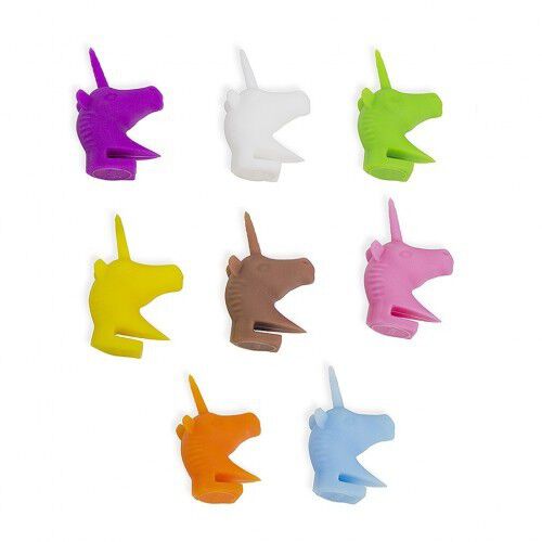Marca de copas Unicorn con forma de unicornio color Variado, , large Imagen numero 1