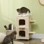 PawHut Casa para Gatos Madera Natural, , large indicador imagen numero 2