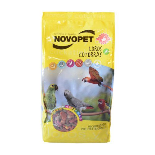 Novopet pienso para loros y cotorras Imagen numero 1