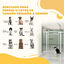PawHut Barrera para Perros Blanco, , large indicador imagen numero 4