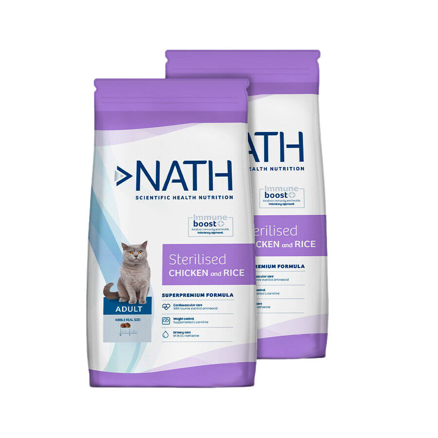 Nath Adult Sterilised Pollo y Arroz pienso para gatos