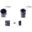 Outsunny Base para Sombrilla de Jardín Peso Neto 19 kg Soporte de Parasol Apto para Mástil de 38mm/48mm Resina para Terraza Patio Exterior Ø54,5x34 cm Bronce, , large indicador imagen numero 4