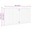vidaXL Puerta para perros plegable 2 paneles madera álamo negra 160 cm, , large indicador imagen numero 10