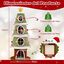 COSTWAY &Aacute;rbol de Navidad para Gatos, 154 cm Torre Gatos Navide&ntilde;o con 4 Condominios, Alfombra de Sisal, Bola Colgante, Estrella, Rascador Gato en Forma de &Aacute;rbol de Navidad, Decoraci&oacute;n Navide&ntilde;a, , large indicador imagen numero 5