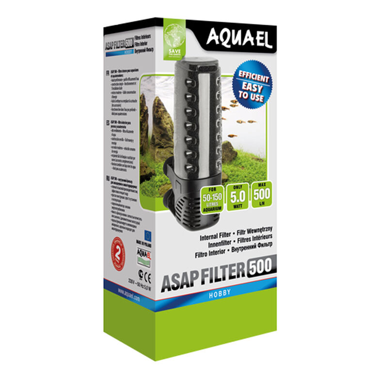 Aquael ASAP 500  Filtro interior plástico negro para acuarios thumbnail