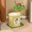 COSTWAY Lindo Árbol para Gatos, Torre Compacta Moderna para Gatos Pequeños con Poste para Rascar de Sisal, Perchero Acolchado, Condominio, Bola Colgante, Casa de Juguete para Gatos de Interior, , large indicador imagen numero 3