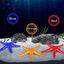Nobleza - 3 Piezas Adornos para Acuarios Decoración del Acuario Estrella de Mar Artificial, Decoración de Pecera, Estrella de Mar Fluorescente | Caucho Ecológico No Altera Los Parametros del Agua, , large indicador imagen numero 3