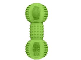 Flamingo Juguete Dental Dumbbell Verde para perro