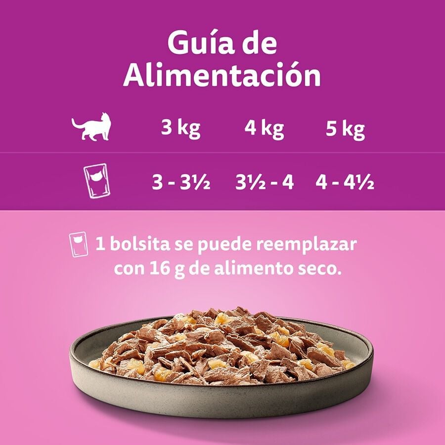 Whiskas Pure Delight Selección Pescados Gelatina en Bolsita para gatos thumbnail