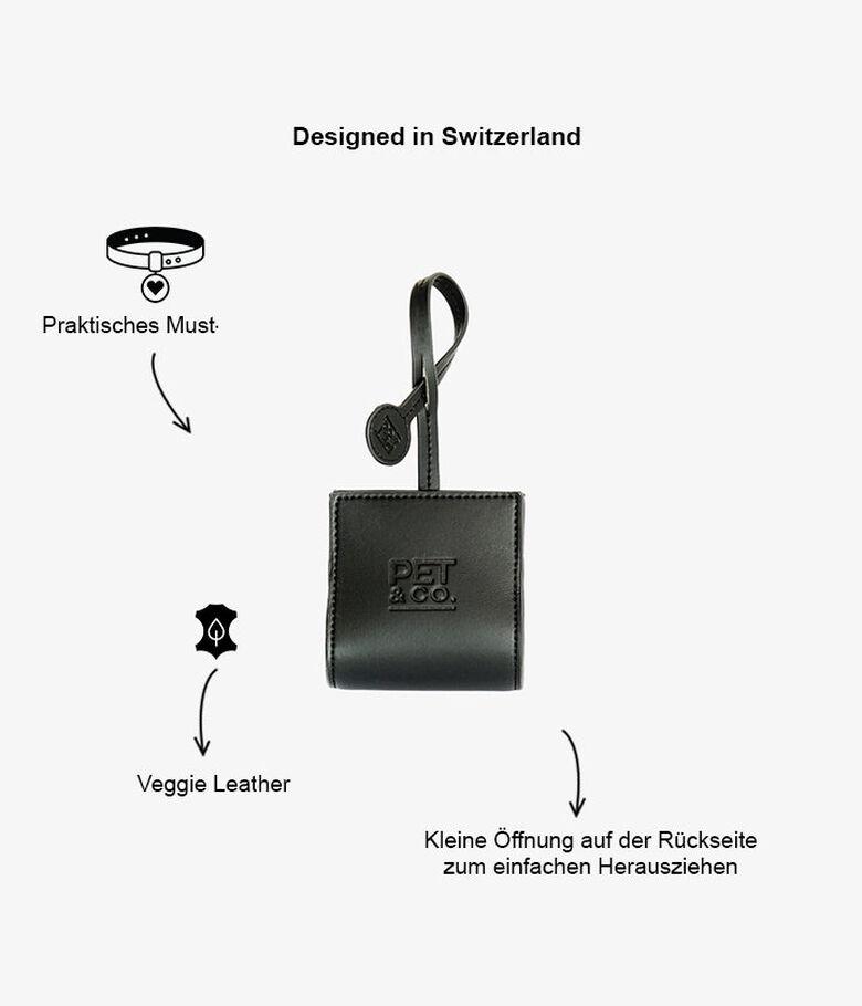 Pet and Co Borsa Chic Poo Negra para Perros thumbnail