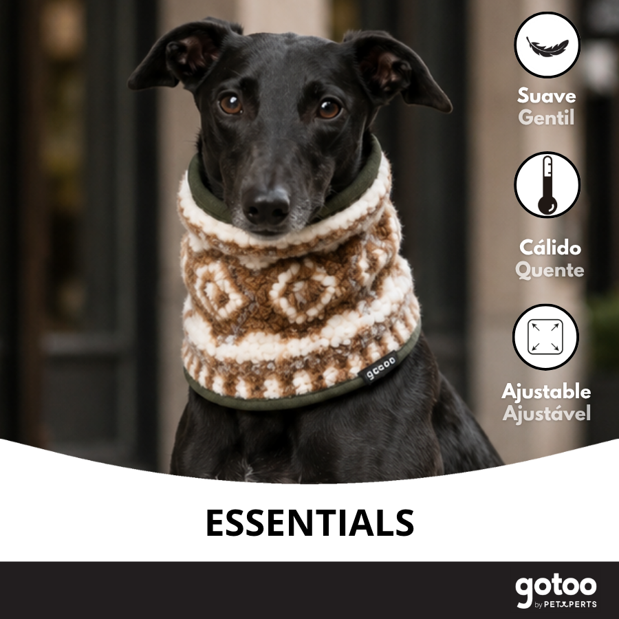 Gotoo Bufanda Estampado Retro para perros, , large Imagen numero 6