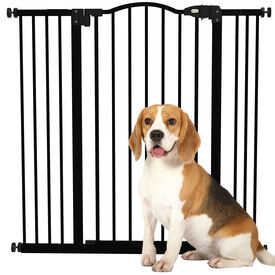 PawHut Barrera para Perros Negro