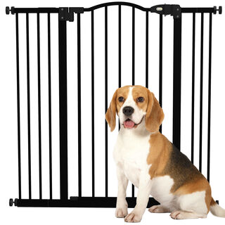 PawHut Barrera para Perros Negro