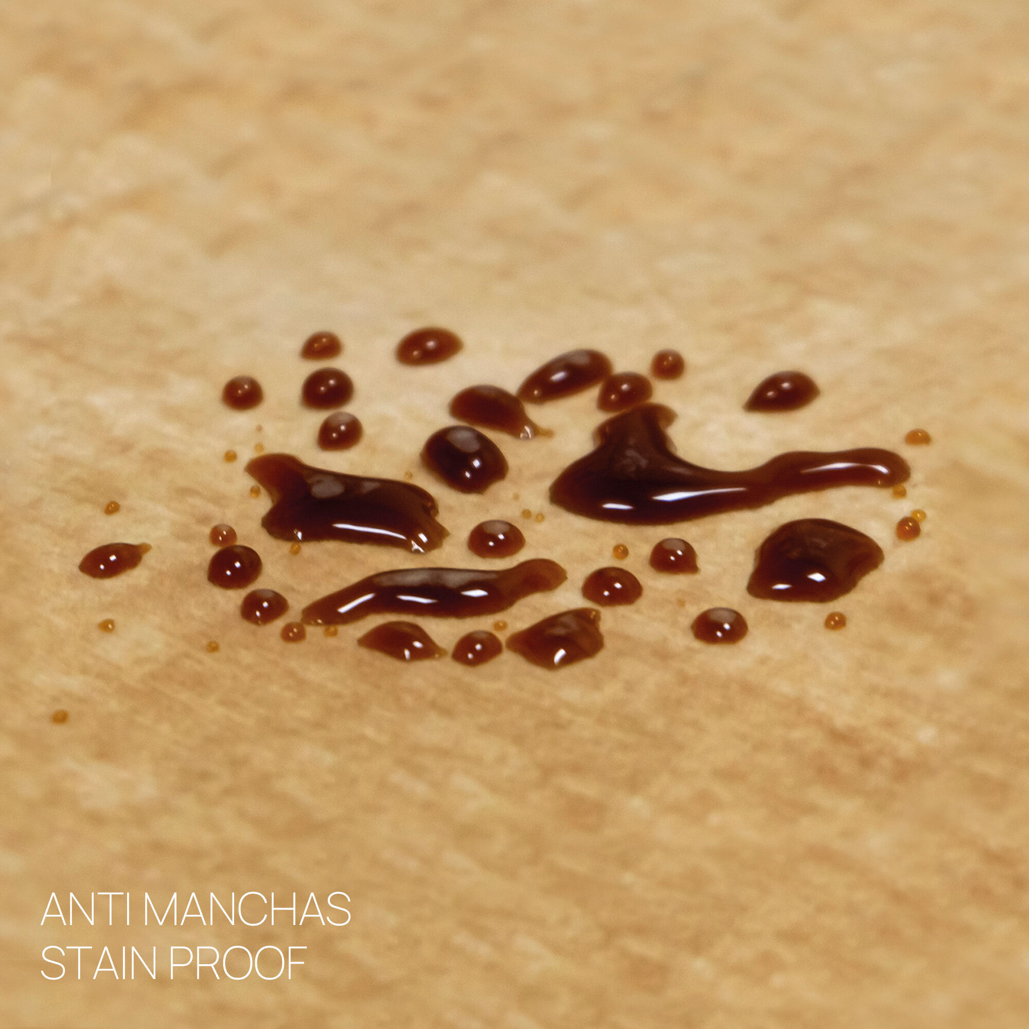 Cubre Sof&aacute; Protector Antimanchas acabado aterciopelado Ocre Chaise Longue Izquierdo 240 cm (250-300 cm), , large Imagen numero 2