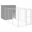 vidaXL Caseta perro corral acero galvanizado gris claro 165x1271x181cm, , large indicador imagen numero 18