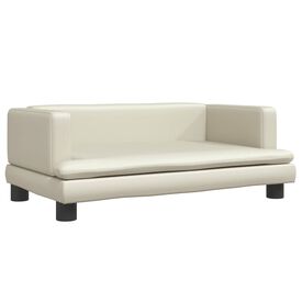 Vida XL Cama en forma de sofá Blanca para perros