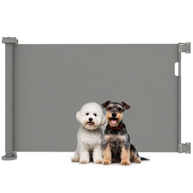 PawHut Barrera para Perros Gris