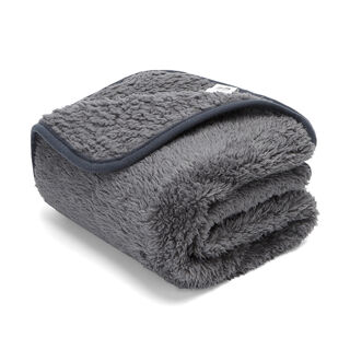 Nobleza Manta suave de Felpa Gris para perros y gatos