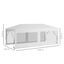 Outsunny Carpa de Jardín Blanco, , large indicador imagen numero 3