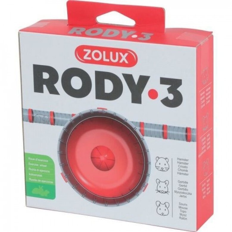 Zolux Rody.3 Rueda Roja para roedores, , large image number null