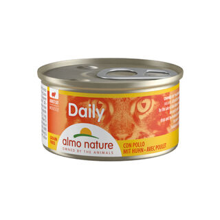 Almo Nature Daily Mousse de Pollo para gatos 