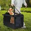 COSTWAY Transportín para Perros, Bolsa Transportin Portátil y Plegable para Mascotas con 2 Aberturas y Ventana, Cesta Interior de Malla, Bolsillos Laterales para Interior Exterior (80 x 65 x 42 cm), , large indicador imagen numero 5