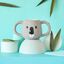 Balvi taza mug koala color gris, , large indicador imagen numero 2
