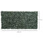 Outsunny Seto Artificial en Rollo 3x1,5 m Pantalla de Cerca de Privacidad para Balcón Valla Jardín Exterior Planta Decorativa de Pared PE Verde, , large indicador imagen numero 3