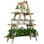 Outsunny Estantería para Plantas Madera Natural, , large indicador imagen numero 1