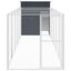 vidaXL Caseta perros con corral acero galvanizado gris 165x251x181 cm, , large indicador imagen numero 14