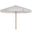 Outsunny Sombrilla de Jard&iacute;n &Oslash;325x250 cm Parasol de Madera con Sistema de Polea Techo de Ventilaci&oacute;n y 8 Varillas de Bamb&uacute; para Terraza Balc&oacute;n Exterior Beige, , large indicador imagen numero 1