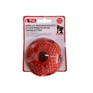 T&Z pelota porta golosinas naranja  para perros