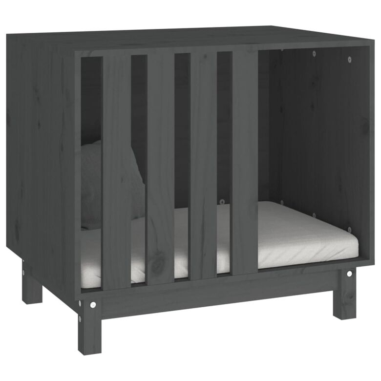 VidaXL Caseta Interior Gris para perros thumbnail