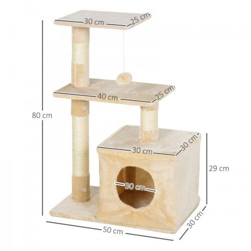 PawHut Rascador múltiples actividades PawHut color Beige thumbnail