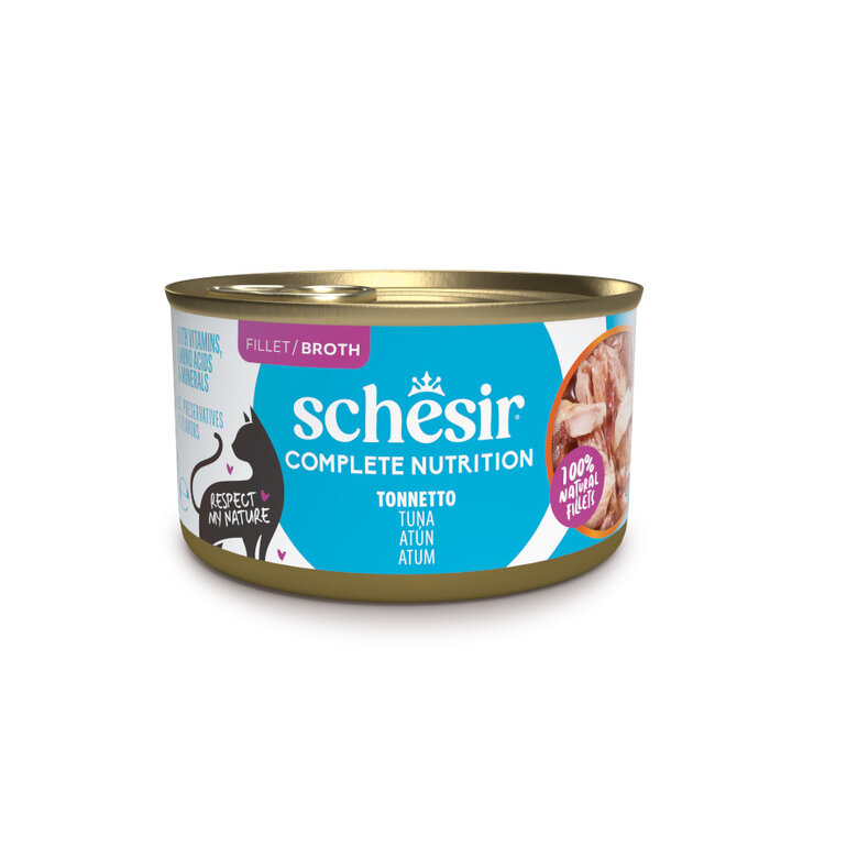 85 g Schesir Adult Atún lata para gatos
