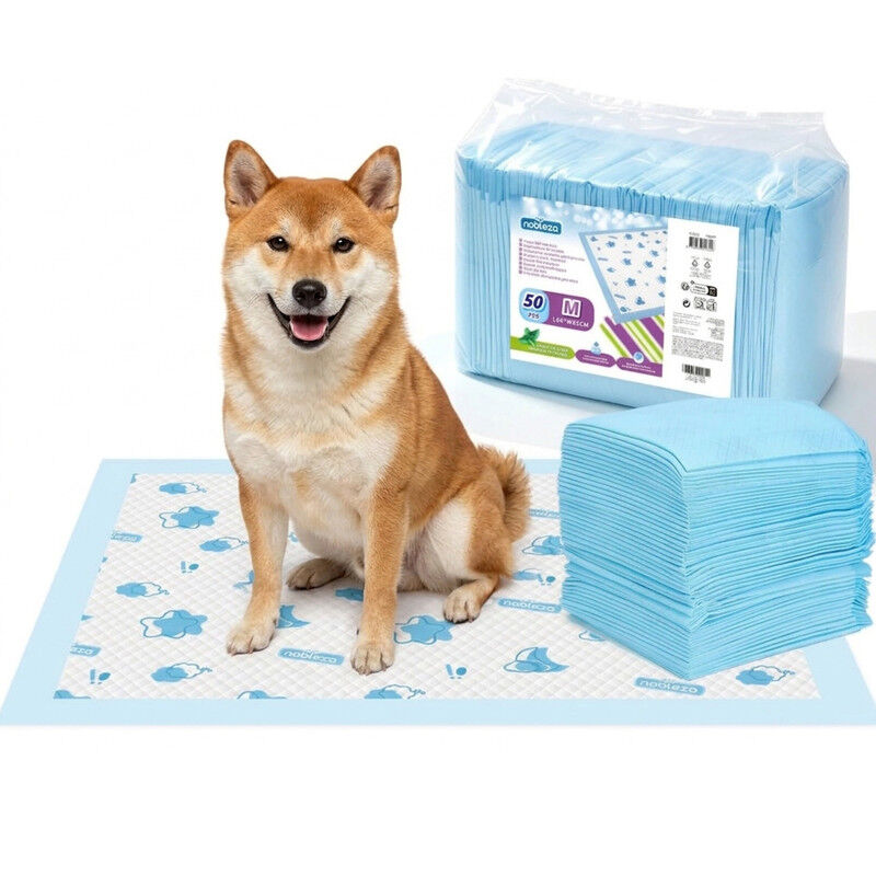 Nobleza Empapadores Perros 50 Unidades 90x90 cm, Alfombrillas Absorbentes Desechables con Dise&ntilde;o Estampado, Pa&ntilde;ales para Perros y Cachorros Antifugas y Antiolores, , large Imagen numero 8