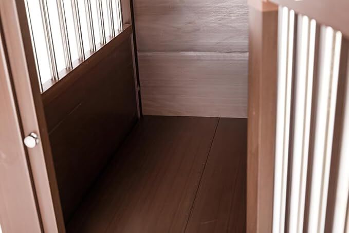 Jaula para Perros Confort Modelo Arkansas - Perrera de Interior - Fabricado con ECOFLEX - Cuatro Colores y Tres tama&ntilde;os a Elegir (Marr&oacute;n, M (74,9x53,6x64cm), , large Imagen numero 8