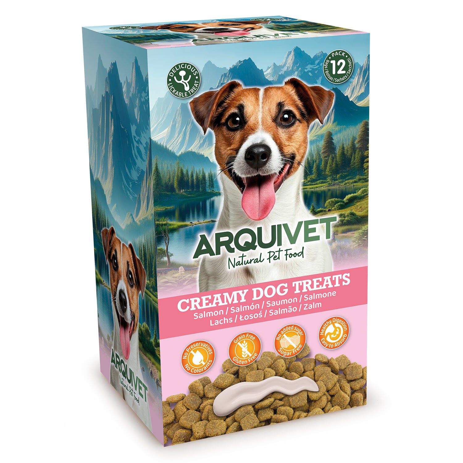 Creamy Dog Treats - Snacks cremosos para perro de Salm&oacute;n (60x15g), , large Imagen numero 1