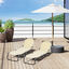 Outsunny Tumbonas Plegables Beige, , large indicador imagen numero 2