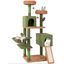 COSTWAY Árbol para Gatos, Torre para Gatos con Diseño de Cactus Verde con Condominio, Hamaca, Plataforma, Postes de Rascado de Sisal, Cojín Lavable, Árbol Rascador para Gatos (86 x 70 x 160 cm), , large indicador imagen numero 1