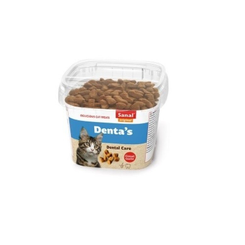 Sanal bote denta's snack sabor natural para gatos, , large image number null