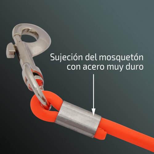 Tra&iacute;lla redonda Poliuretano IB&Aacute;&Ntilde;EZ 1CM X 10M NARANJA FOSFORITO, , large Imagen numero 4