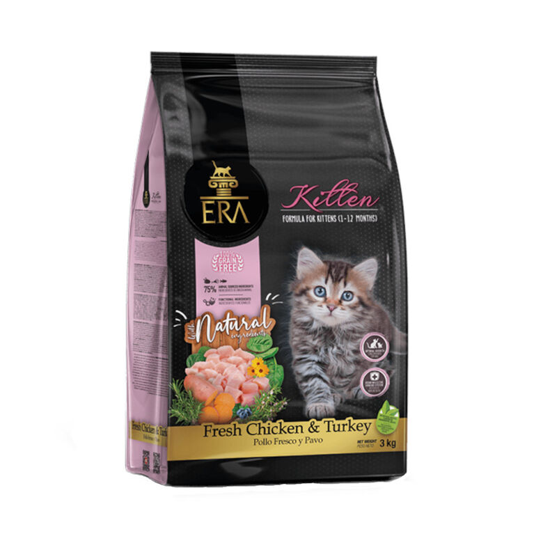 ERA Grain free Kitten pollo y pavo pienso para gatos