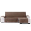 Vipalia Protector Cubre Sofá Chaise Derecho 290 Color Marrón Modelo Brisa, , large indicador imagen numero 1