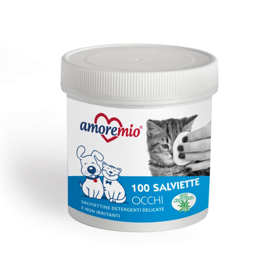 Amoremio Amoremio Toallitas Limpiador Ojos 100 Ud para gatos