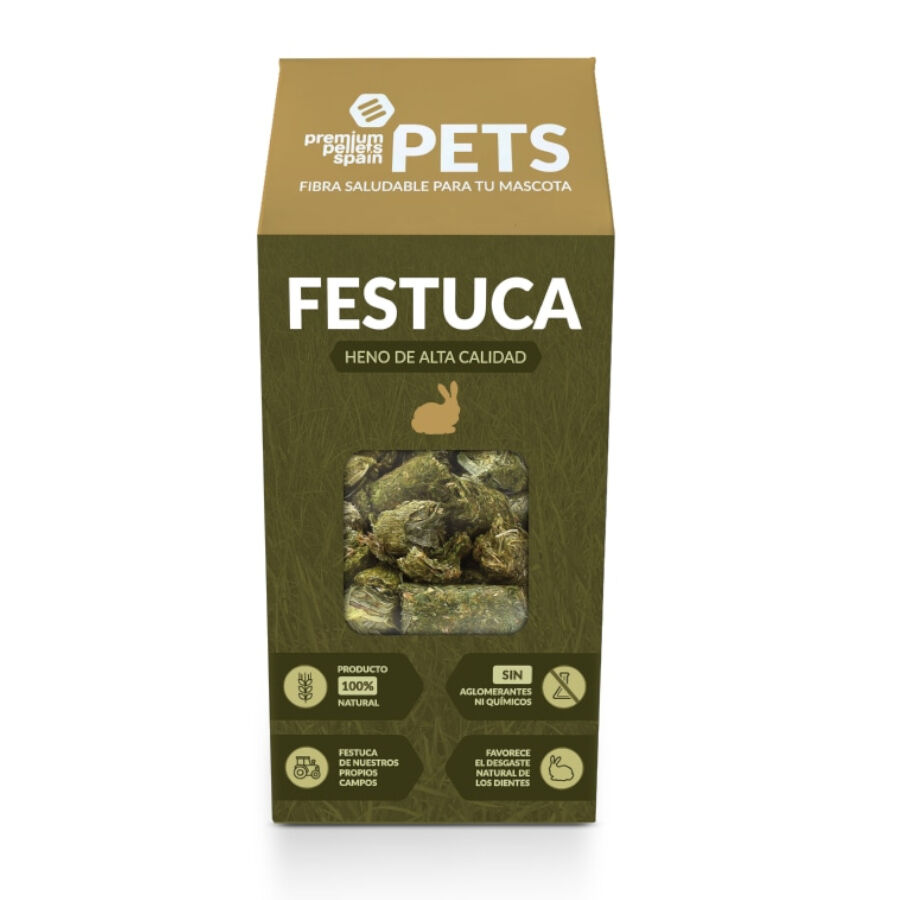 Premium Pellets Festuca Heno para roedores y conejos, , large Imagen numero 1