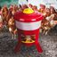 Tolva Gallinas silo Premium 30 L - Comedero con Patas para Gallinas - Tolva de Gran Capacidad para Aves de Corral Fabricada en pl&aacute;stico Resistente a la Intemperie, , large indicador imagen numero 5