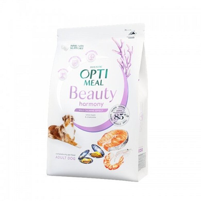 Optimeal Beauty Harmony Suave Efecto Relajante Coctel Marino pienso para perros, , large image number null