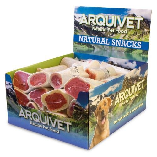 Pack de 20 huesos para perros rellenos sabor Bacon, , large Imagen numero 1